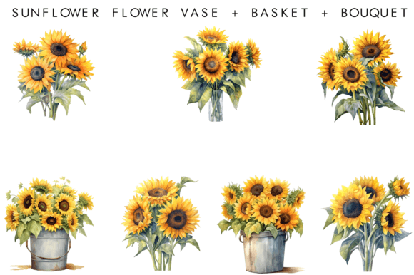 Download Watercolor Sunflower Flower Sublimation - Flower Collection