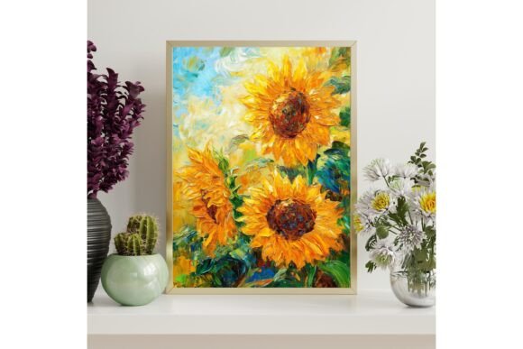Download Sunflower Wall Art Print - Flower Collection