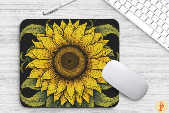 Download Sunflower in the Style of Gothic Art - Flower Collection
