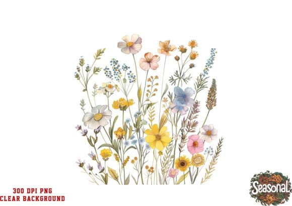 Download Watercolor Wildflower Png Art - Flower Collection