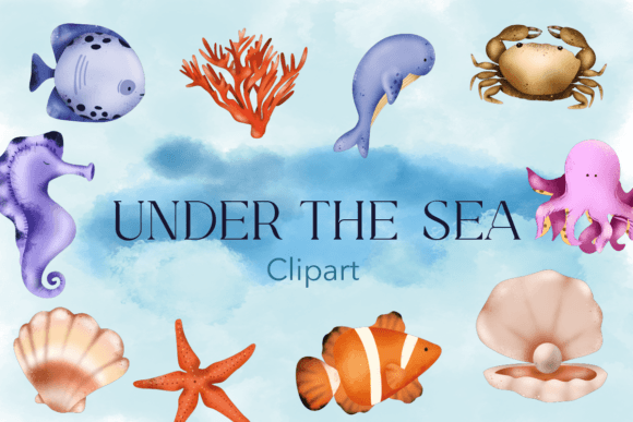Download Under the Sea Clipart Free - Premium Bundle