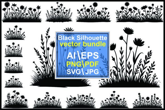 Download Wildflower Silhouette - Flower Collection