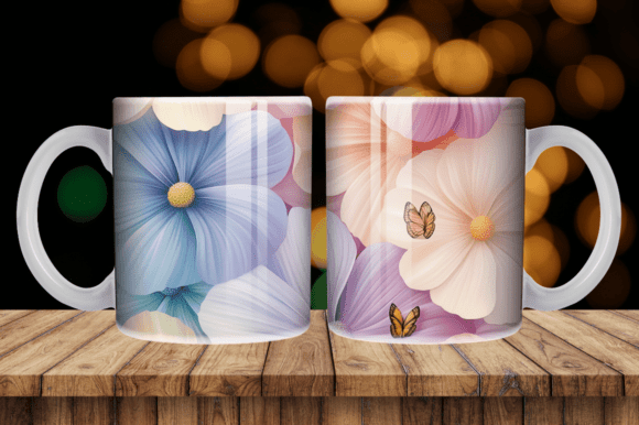 Download Summer Flower Watercolor Mug Tumbler - Flower Collection