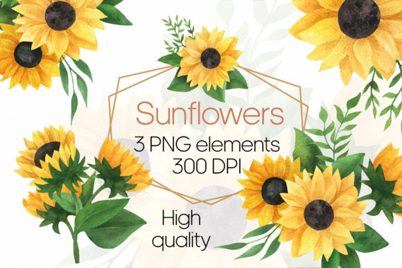 Download Sunflower Bouquet Clipart - Flower Collection