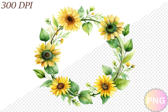 Download Watercolor Sunflower PNG Clipart - Flower Collection