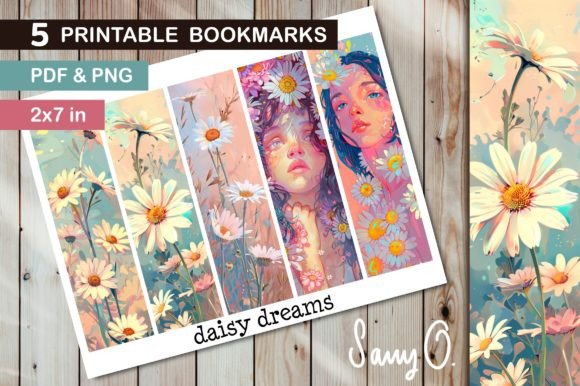 Download Bookmark Daisy Flower Meadow Summer PNG - Flower Collection