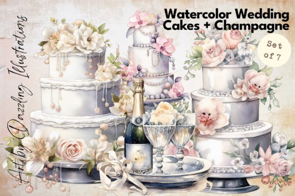 Download Wedding Delights: Cakes and Champagne - Premium Resources