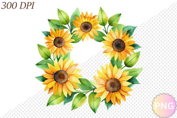 Download Watercolor Sunflower PNG Clipart - Flower Collection
