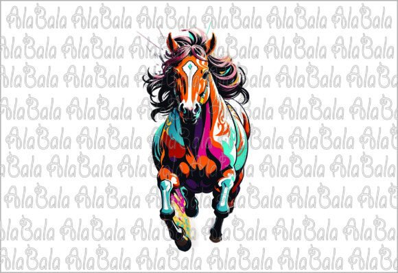 Download Watercolor Horse, Sublimation Graphics - Sublimation graphics Collection