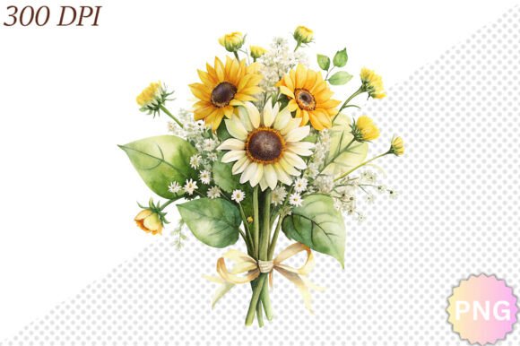 Download Watercolor Sunflower PNG Clipart - Flower Collection