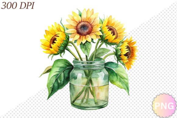 Download Watercolor Sunflower PNG Clipart - Flower Collection
