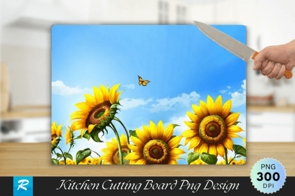 Download Common Sunflowers Cutting Board - Flower Collection