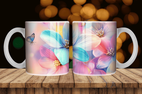 Download Summer Flower Watercolor Mug Tumbler - Flower Collection