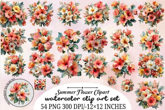Download Summer Flower Clipart - Flower Collection