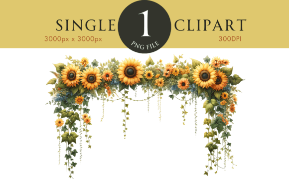Download Sunflower Flower Border Clipart - Flower Collection