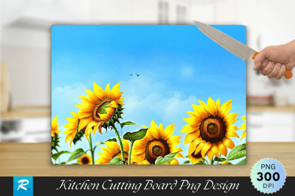 Download Common Sunflowers Cutting Board - Flower Collection