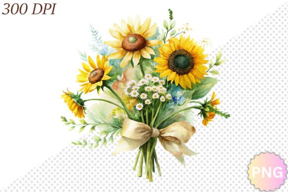 Download Watercolor Sunflower PNG Clipart - Flower Collection